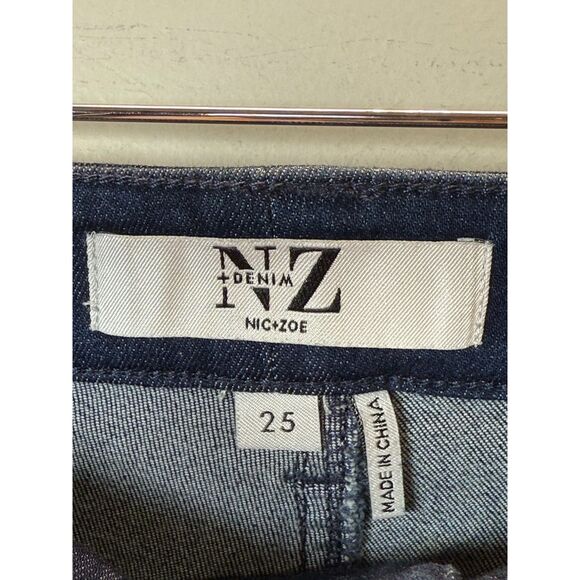 NIC+ZOE Women's Size 25 Twilight Mid Rise Straight Ankle Jeans - Picture 7 of 13